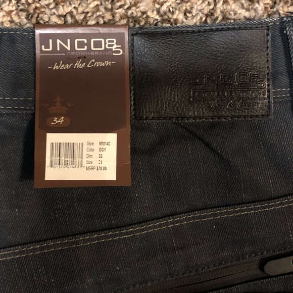 🔴 Mens Denim Jeans with Zipper Back Pockets NWT - Picture 8 of 8